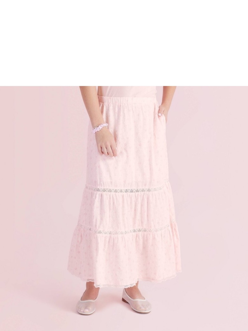 Isla Blooming Heirloom Ditsy Tiered Skirt from LoveShackFancy x Target. Girls 16